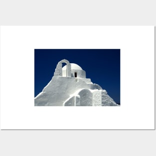 Panagia Paraportiani church - Mykonos island Posters and Art